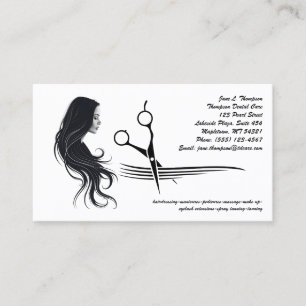 Hair Stylist & Salon Visitenkarte