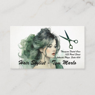 Hair Stylist & Salon Visitenkarte
