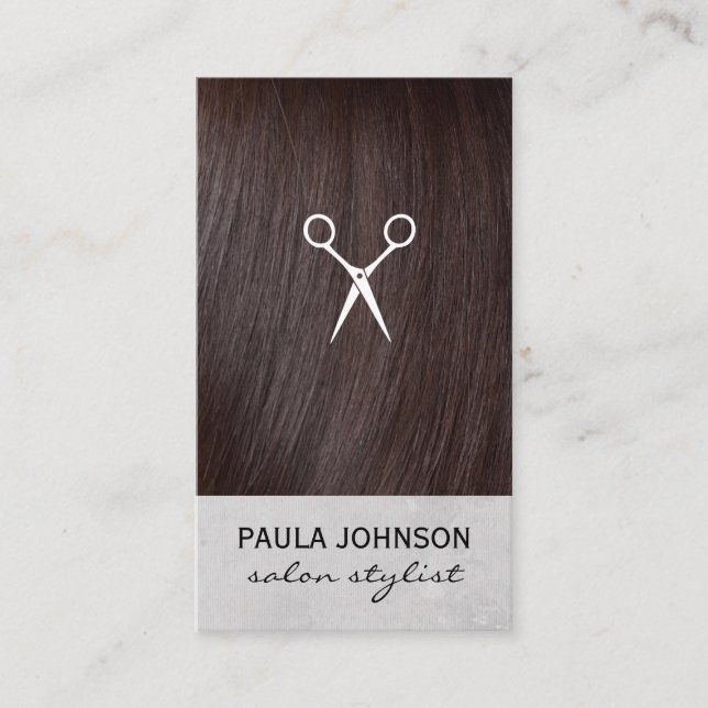 Hair Stylist | Salon Visitenkarte (Vorderseite)