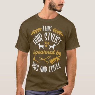 Hair Stylist Shirt Dog Lover Haar Stylist Geschenk