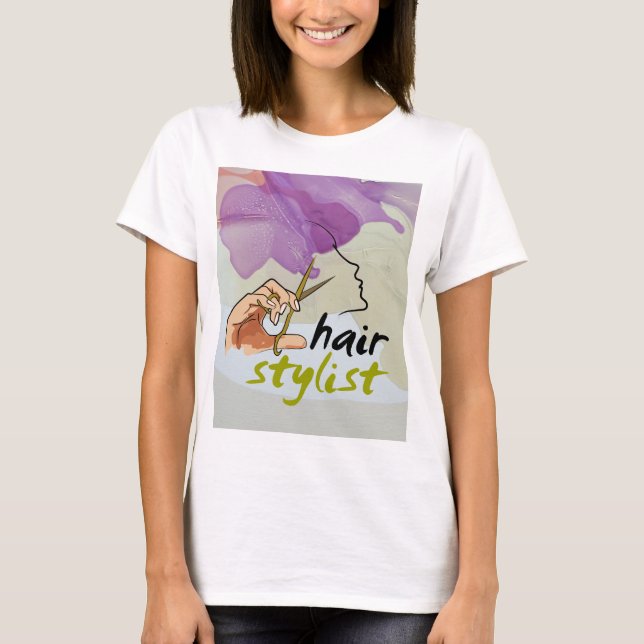 Hair Stylist T-Shirt (Vorderseite)