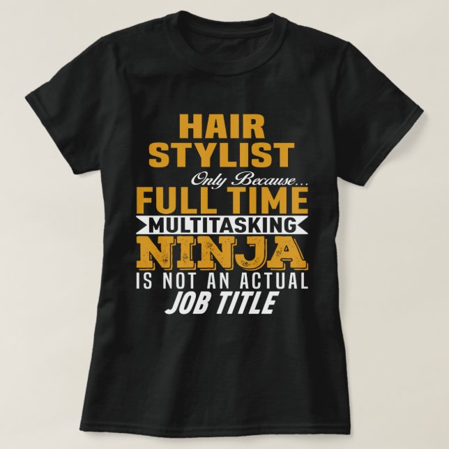 Hair Stylist T-Shirt (Design vorne)