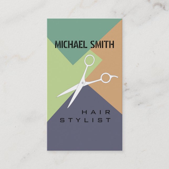 Hair Stylist Termin Retro Farbmuster #14 (Vorderseite)