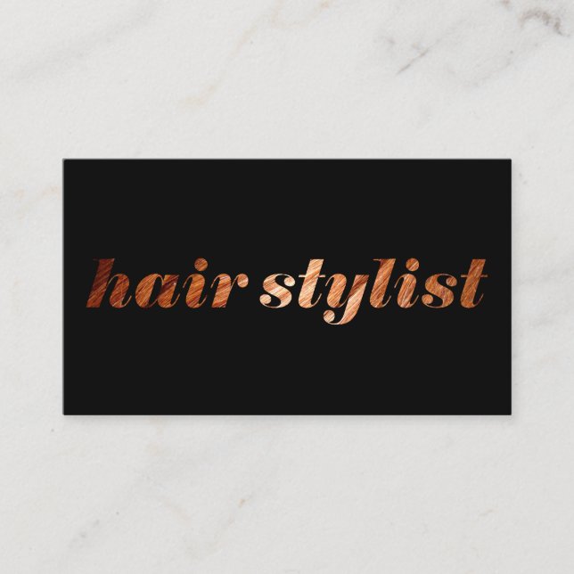 Hair Stylist Terminkarte (Vorderseite)