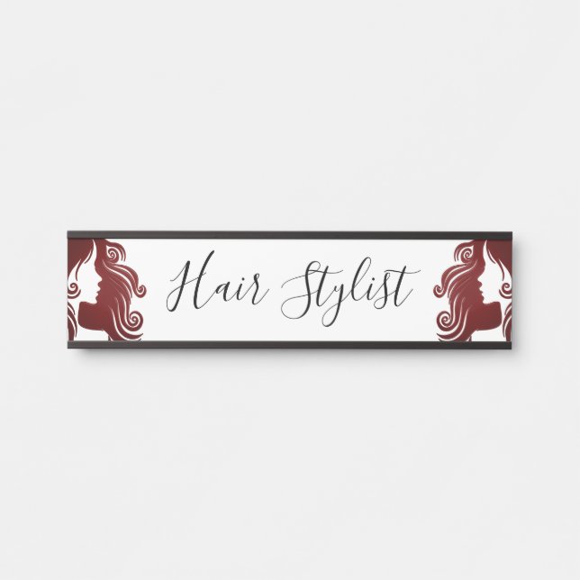 Hair Stylist Türschild (Vorderseite )