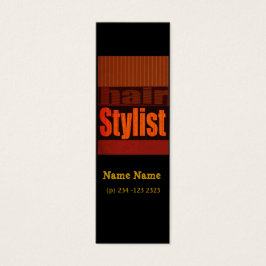 Hair Stylist Typografy Modern Beautician Mini
