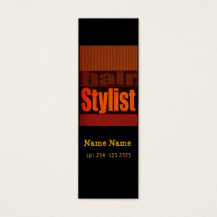 Hair Stylist Typografy Modern Beautician Mini