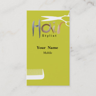 Hair Stylist Visitenkarte