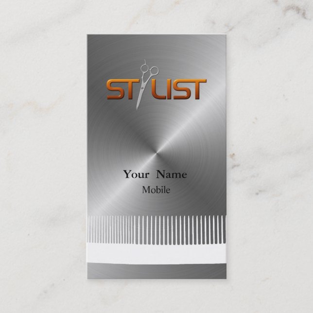 Hair Stylist Visitenkarte (Vorderseite)