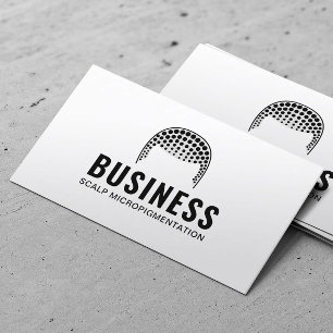 Hair Tattoo Scalp Micropigmentation Beruflich Visitenkarte