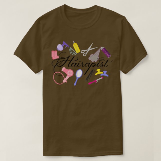 Hairapist Friseur Friseur Stylist Friseur Barber D T-Shirt (Design vorne)