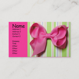 Hairbow Visitenkarte horizontal