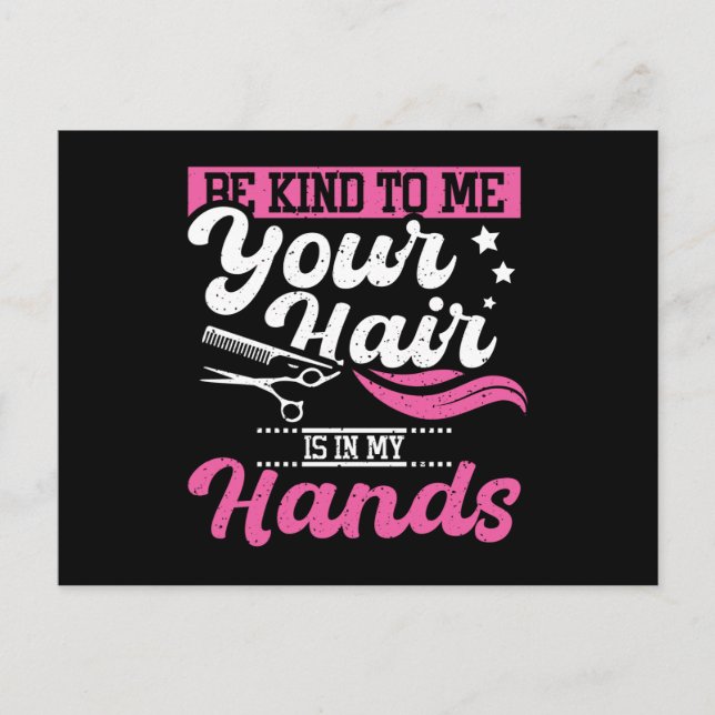 Hairdresser Hair Postkarte (Vorderseite)