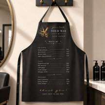Hairstylist Elegante schwarze goldene Schere indiv