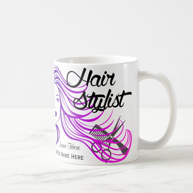 Hairstylist-Gewohnheit Kaffeetasse (Rechts)