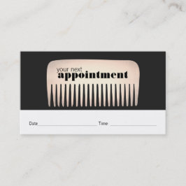 Hairstylist Gold Comb Hair Salon Stellenkarte Terminkarte