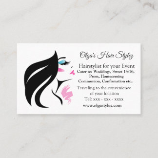 Hairstylist-Visitenkarte Visitenkarte