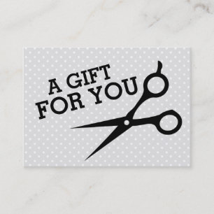 Hairstylisthaar-Stylist-Geschenkkartenzertifikat Rabattkarte