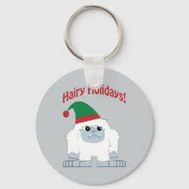 Hairy Holidays! Weihnachten Yeti Schlüsselanhänger