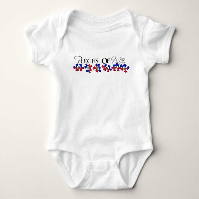 Haiti-Baby-Shirt Baby Strampler (Vorderseite)
