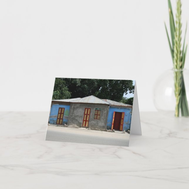 Haiti Blank Note Card Dankeskarte (Vorderseite)