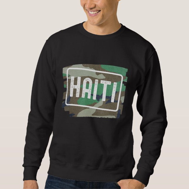 Haiti Camouflage Sweatshirt (Vorderseite)