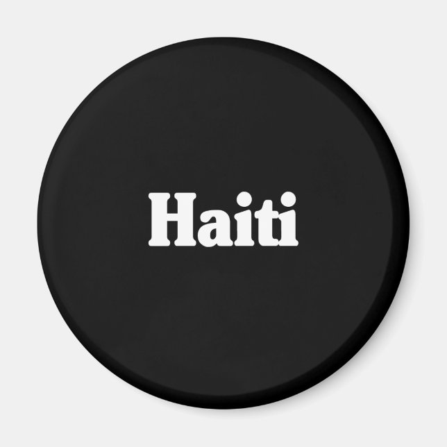 Haiti Classic Style Magnet (Vorne)