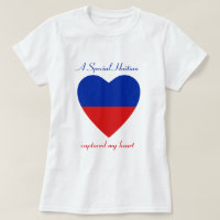 Haïti Drapeau Chérie T-shirt
