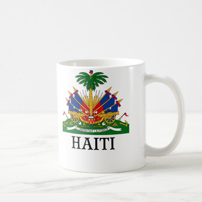 HAITI - Emblem/Wappen/Flagge/Symbol Kaffeetasse (Rechts)