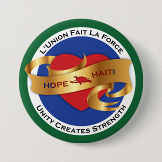 Haiti-Entlastungs-Valentinsgruß-Knöpfe Button