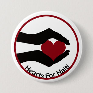 Haiti-Entlastungs-Valentinsgruß-Knöpfe Button