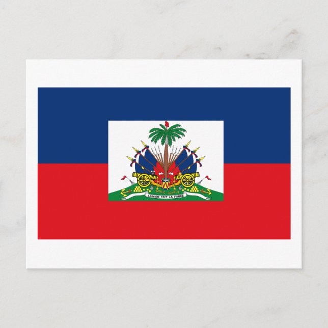 Haiti Flag Postkarte (Vorderseite)