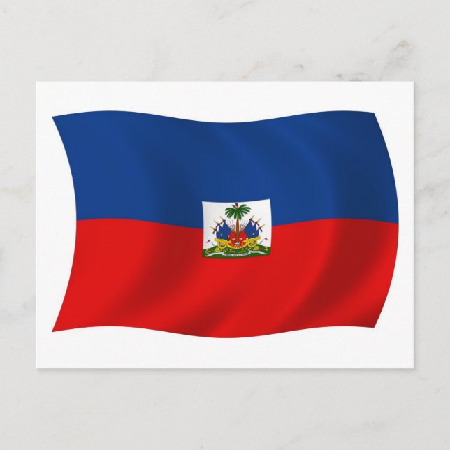 Haiti Flag Postkarte (Vorderseite)
