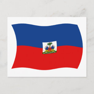 Haiti Flag Postkarte
