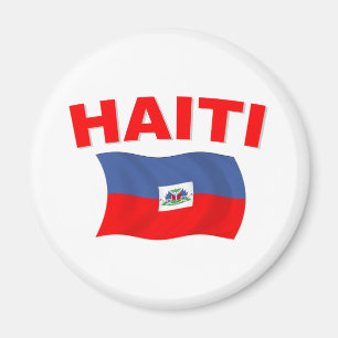 Haiti-Flagge 3 Magnet