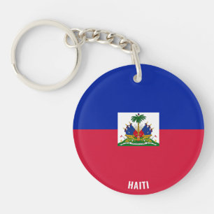 Haiti-Flagge Charmant Patriotisch Schlüsselanhänger
