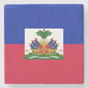 Haiti-Flagge Steinuntersetzer