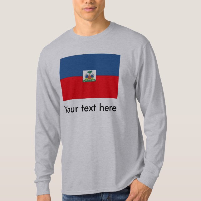 Haiti-Flagge T-Shirt (Vorderseite)