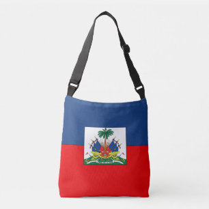 Haiti-Flagge Tragetaschen Mit Langen Trägern