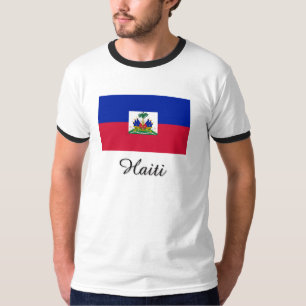 Haiti-Flaggen-Entwurf T-Shirt