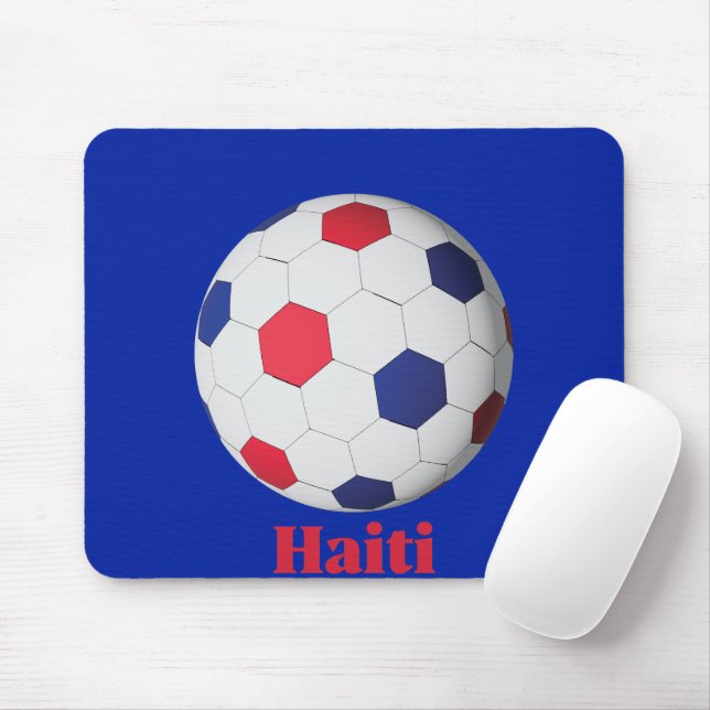 Haiti Fußball Mousepad (Mit Mouse)