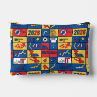 Haiti Fußball-Muster-Reißverschluss-Tasche