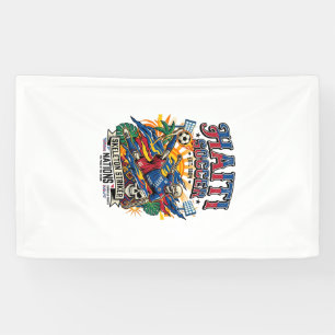 Haiti Fußball Skelett Stürmer Nationen Poster Stil Banner