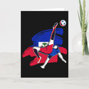 Haiti Fußballfans Trikot Stolz Stolz Haitianischer Karte