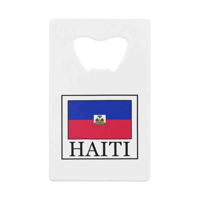 Haiti Geldkarten Flaschenöffner (Vorderseite)