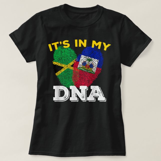 Haiti Haitianisch-Jamaika Karibik T-Shirt (Design vorne)