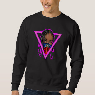 Haiti Haitianische Liebesflagge Stolze Frau Prinze Sweatshirt