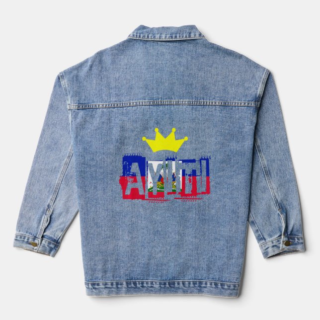 Haïti Jour du Drapeau Fier Pays Aimer Ayiti Cr (Verso)