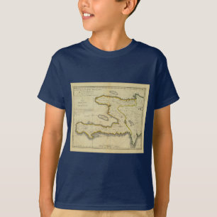 Haiti-Karte 1814 durch Mathew Carey T-Shirt