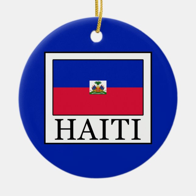 Haiti Keramik Ornament (Vorne)
